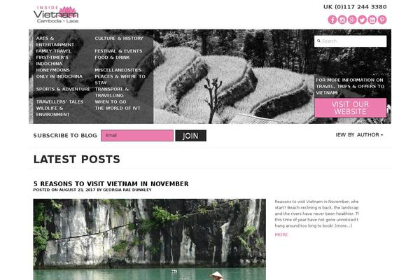 SimpleMag child theme site design template sample