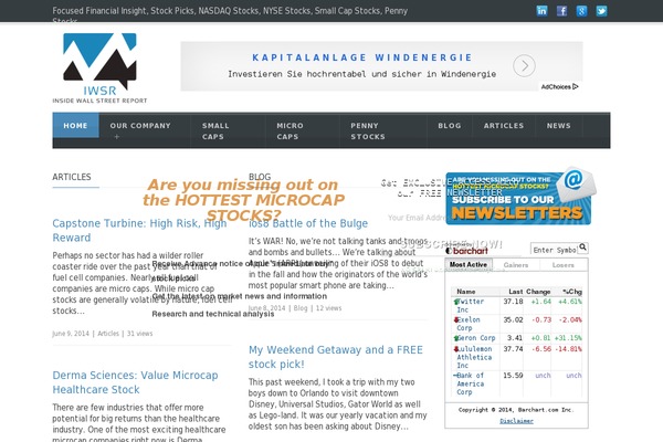 insidewallstreetreport.com site used Bulletpress_1.1