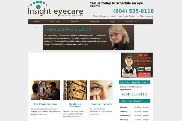 insighteyecare.ca site used Eyecare