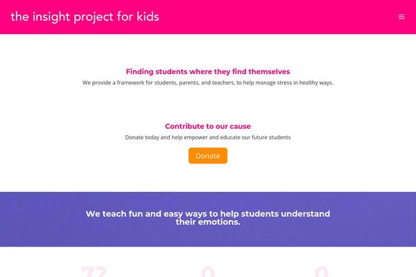 Divi Child theme site design template sample