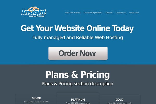 Nimble theme site design template sample