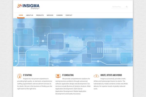 insigma theme websites examples