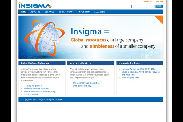 insigmaus.com site used Insigma