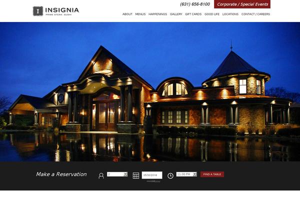 Insignia theme site design template sample