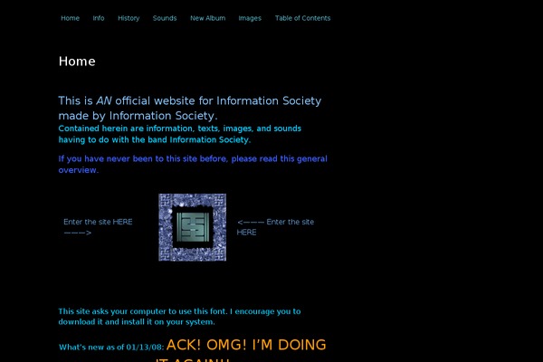insoc.org site used Clean Black