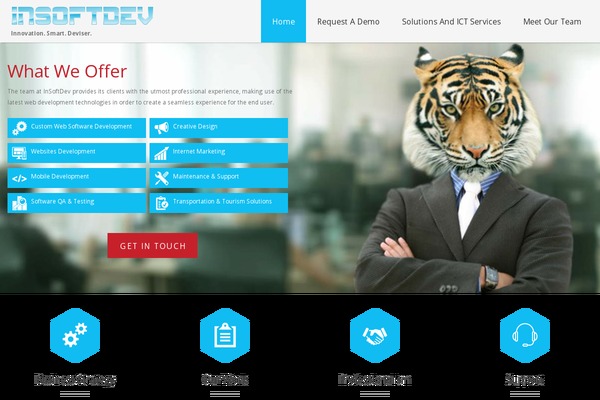 Hestia theme site design template sample