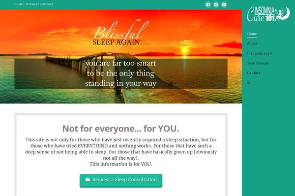 X Child theme site design template sample