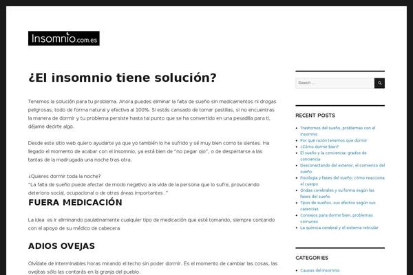 WordPress website example screenshot