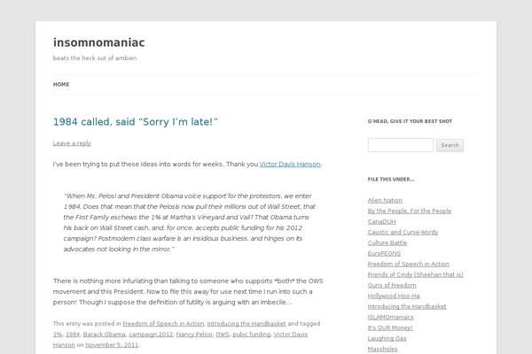Davis theme site design template sample