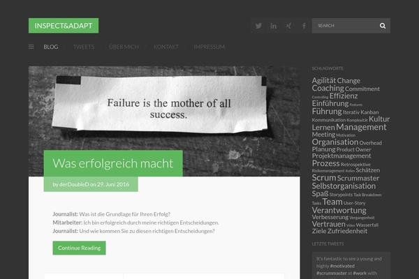 Blogtime theme site design template sample
