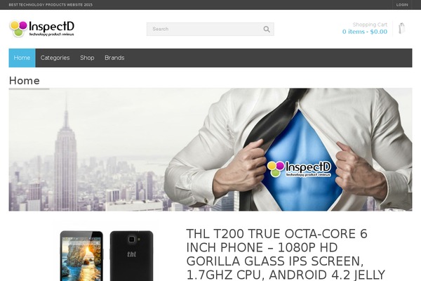 OXY theme site design template sample
