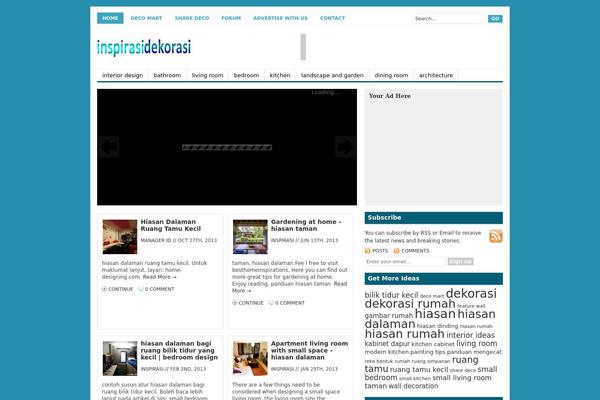 Site using Featured Content Gallery plugin