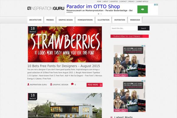 Site using Font Awesome Menus plugin
