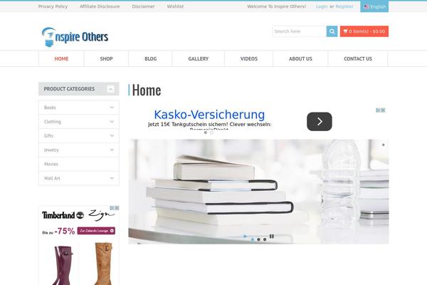 Venedor theme site design template sample
