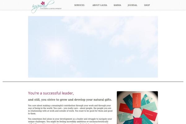 Inspired theme site design template sample