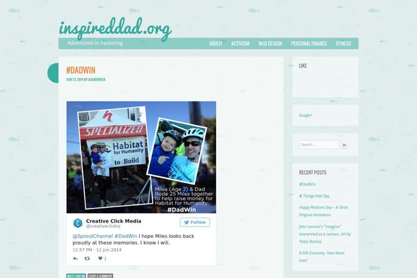Something Fishy theme site design template sample