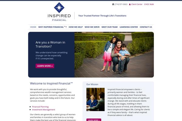 Inspired theme site design template sample