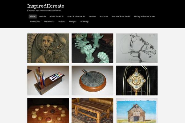 Portfolio Press theme site design template sample
