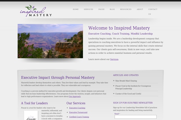 inspiredmastery.com site used Media Consult