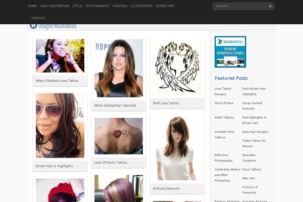 Ocean theme site design template sample