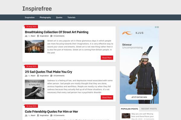 Ribbon theme site design template sample