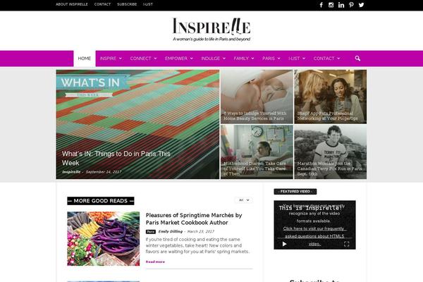 Newsmag Child theme site design template sample