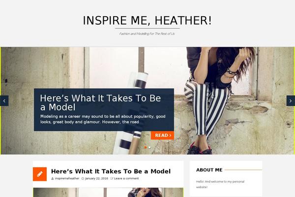 azeria theme site design template sample