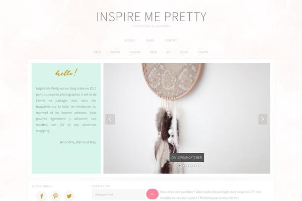 Adorn theme site design template sample