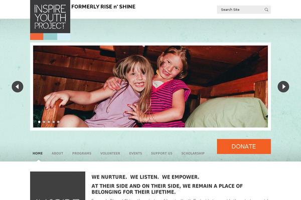 Aid theme site design template sample