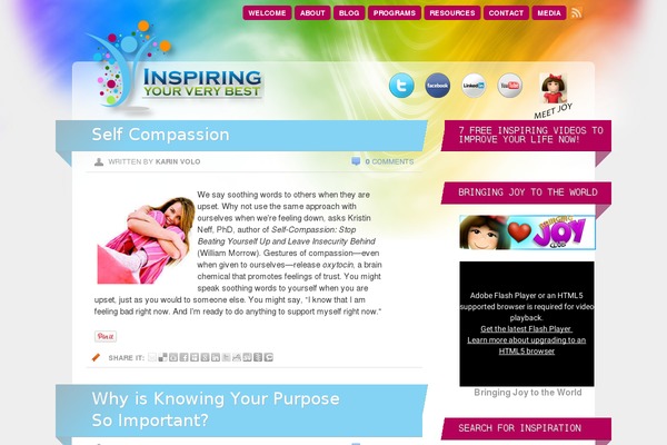 Spectrum theme site design template sample