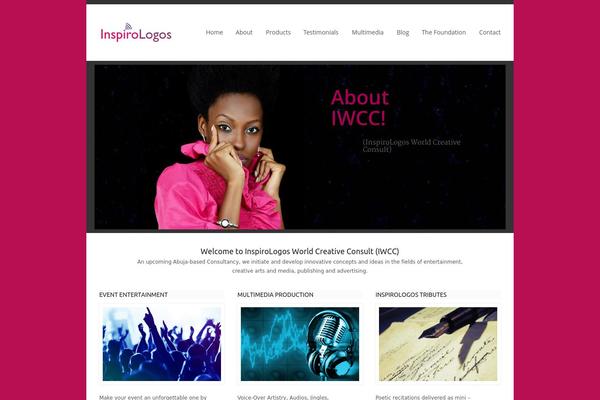 Extensio theme site design template sample