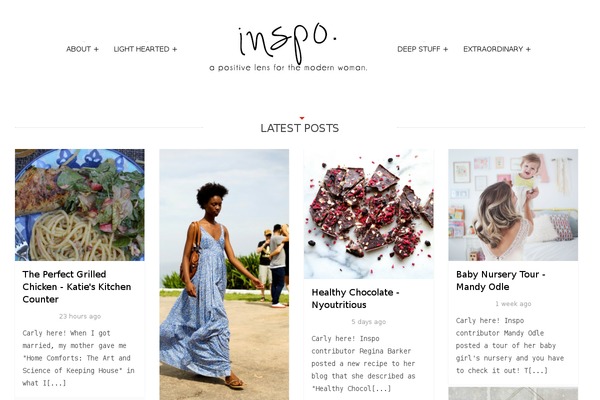 Tripod theme site design template sample