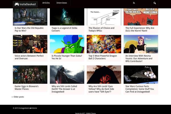 Gridbox theme site design template sample