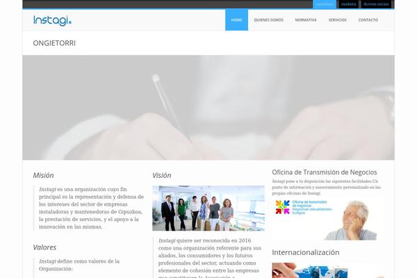 BUILDER theme site design template sample