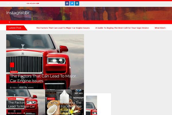 Newsbulk theme site design template sample