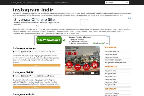 instagramindir.net site used Ads1