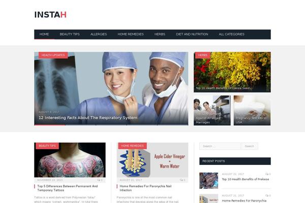 SmartMag theme site design template sample