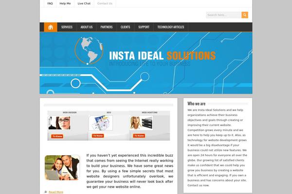 BrickYard theme site design template sample