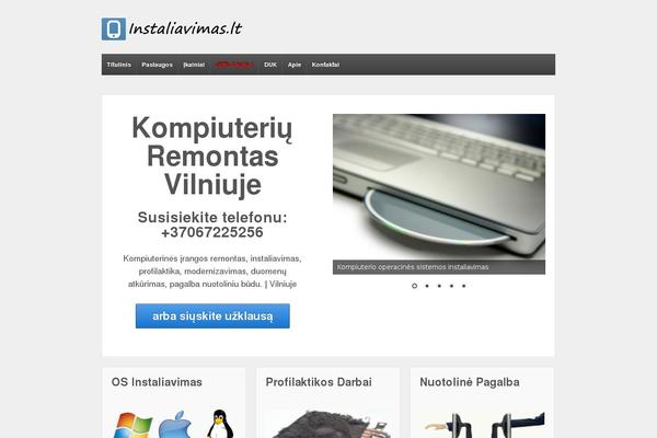 Site using MiniMax - Page Layout Builder plugin