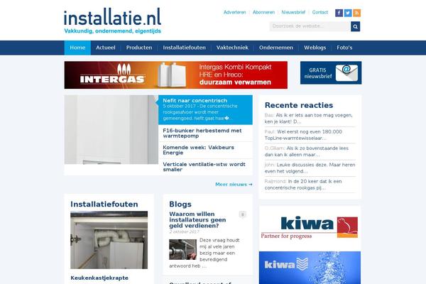 installatie.nl site used Installatie