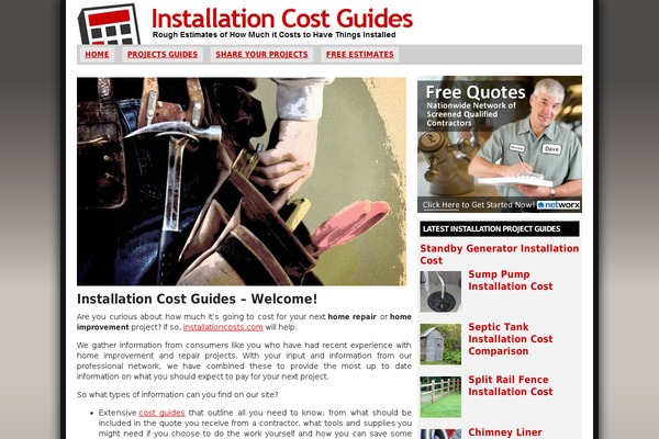 installationcosts.com site used Plainscape