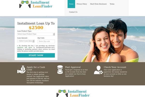 Alexandria theme site design template sample