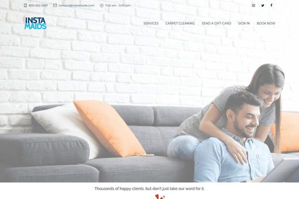 CleanMate theme site design template sample