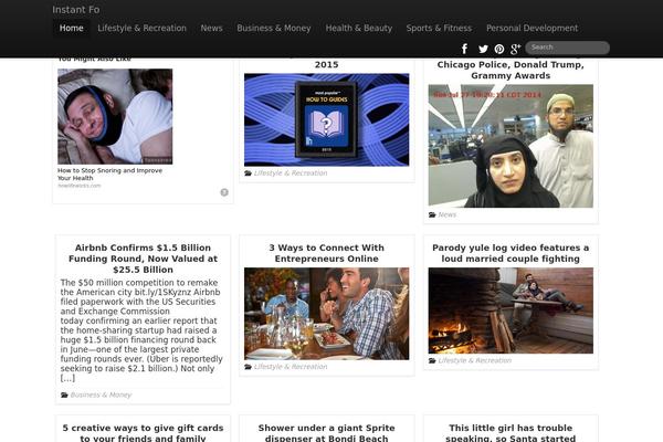 curation-news theme websites examples