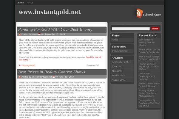 Pepper theme site design template sample
