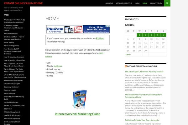 Site using Flexi Quote Rotator plugin