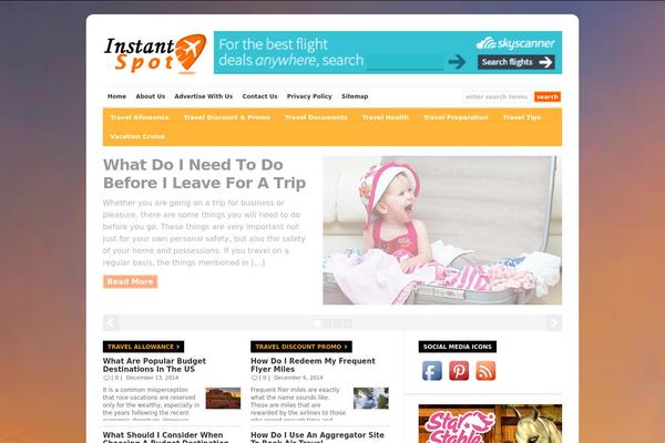 WP-Ellie theme site design template sample