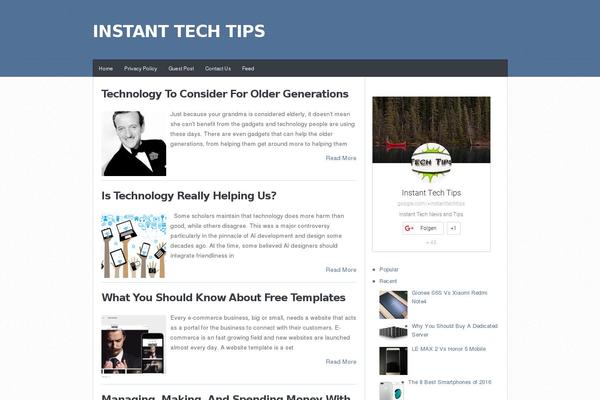 Site using WP Tab Widget plugin