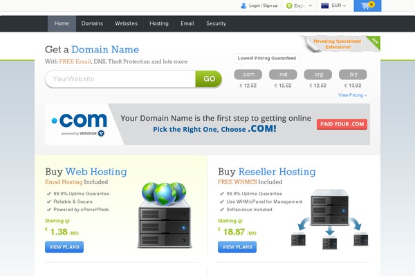 Aria theme site design template sample