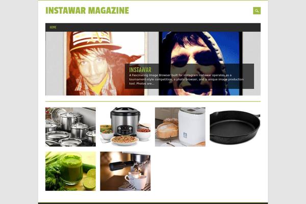 Magazino theme site design template sample
